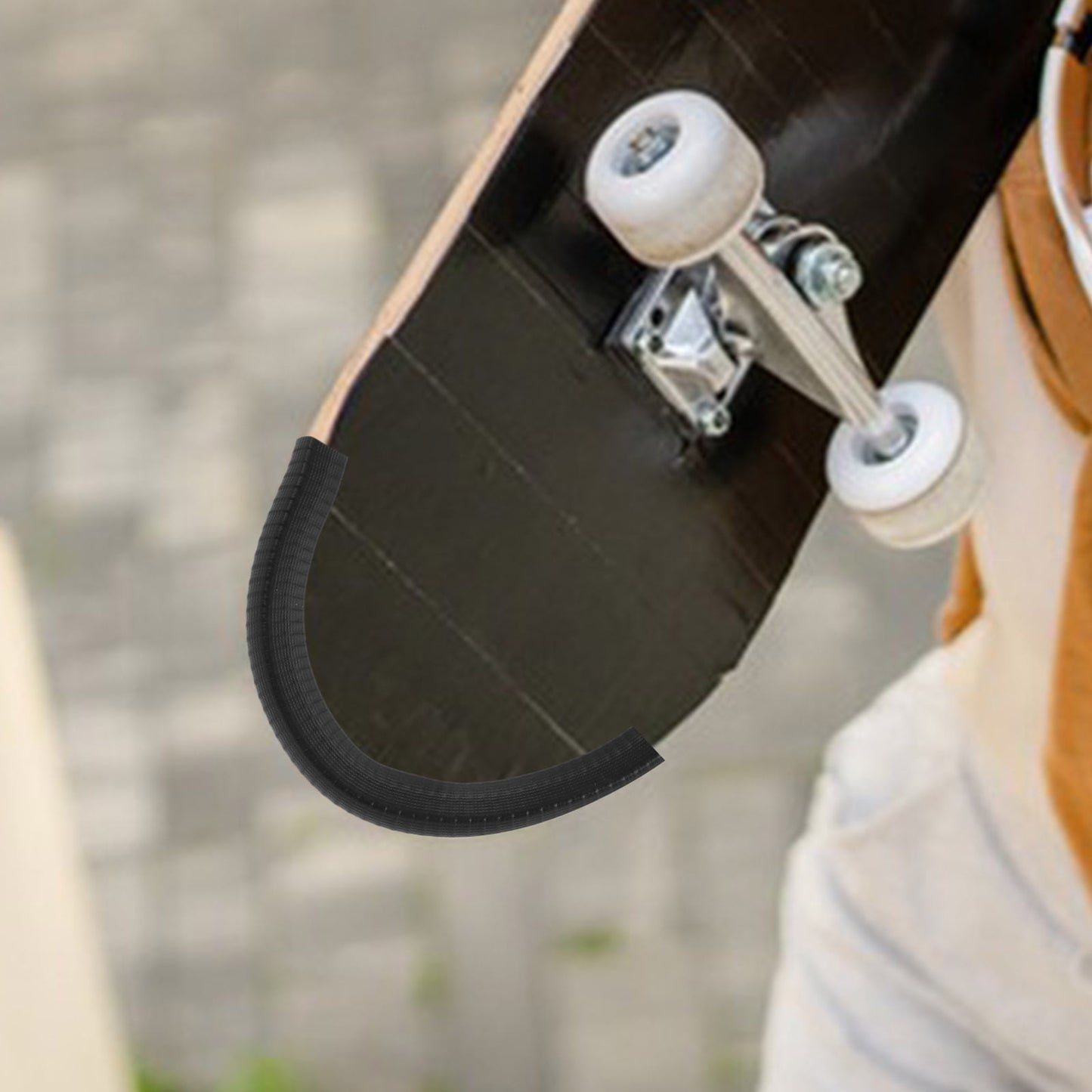 SWETRACE 1 Pair Silicone Skateboard Deck Guards Impact Protection and Edge Guard 35Cm