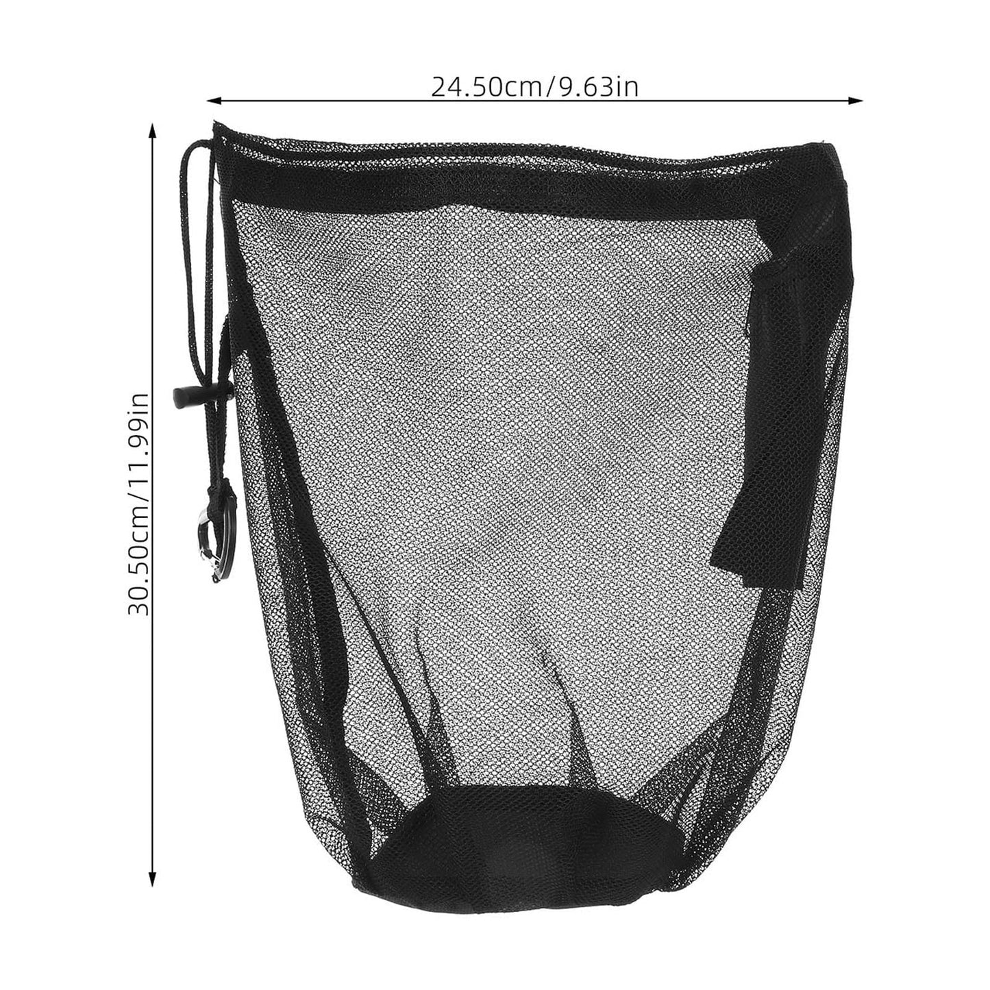 SWETRACE Black Ball Bag for Sports Enthusiasts Beach 1Pcs 12X9.6X9.6In