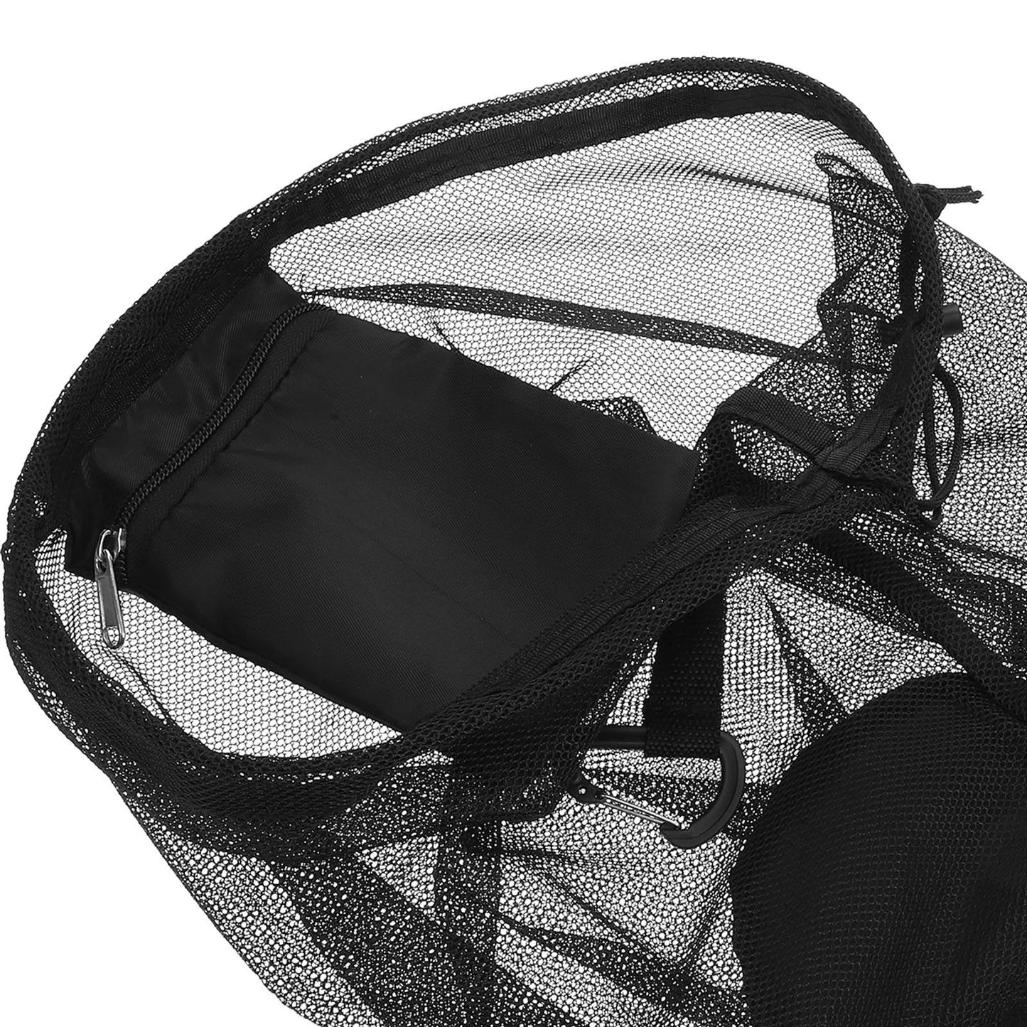SWETRACE Black Ball Bag for Sports Enthusiasts Beach 1Pcs 12X9.6X9.6In