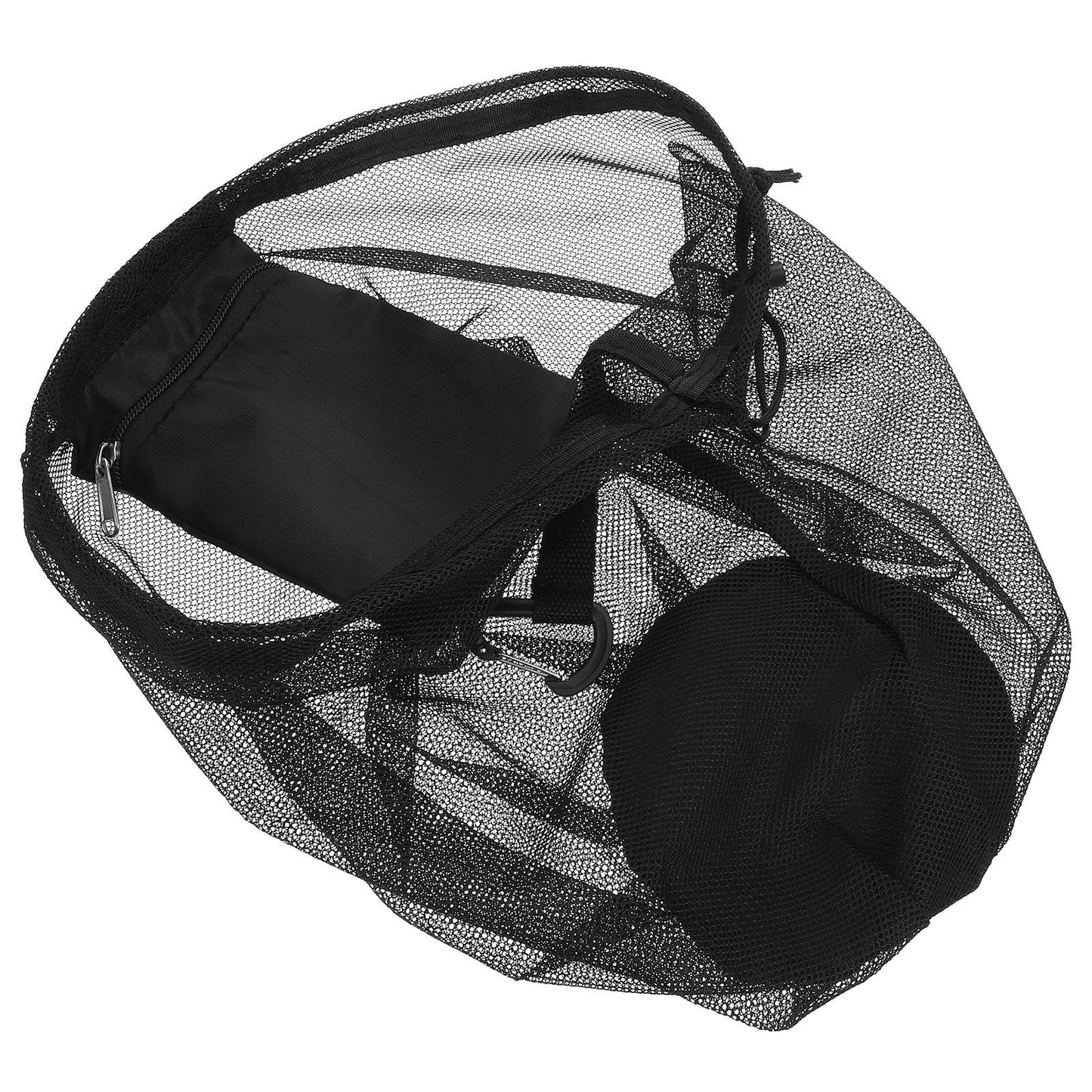 SWETRACE Black Ball Bag for Sports Enthusiasts Beach 1Pcs 12X9.6X9.6In