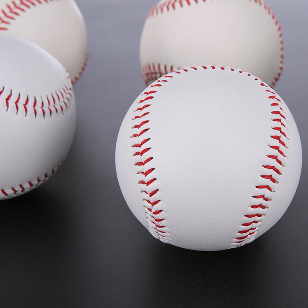 SWETRACE Exercise Baseball Training Balls Rubber 5 Pcs Indoor and Outdoor Practice