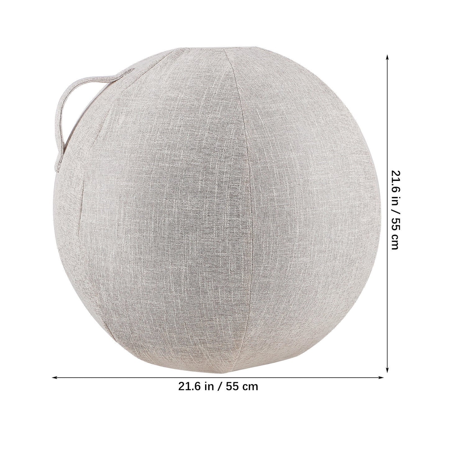 SWETRACE 1Pack Thick Yoga Ball Cover in Cotton for Gym and Yoga Practice Accessories