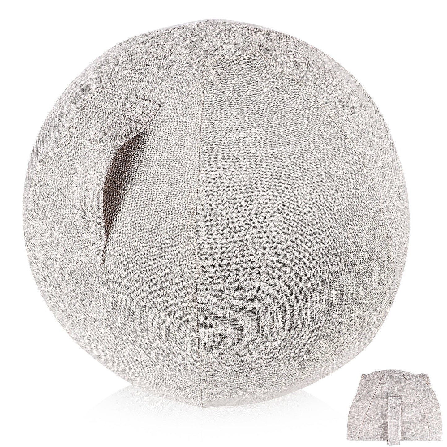 SWETRACE 1Pack Thick Yoga Ball Cover in Cotton for Gym and Yoga Practice Accessories