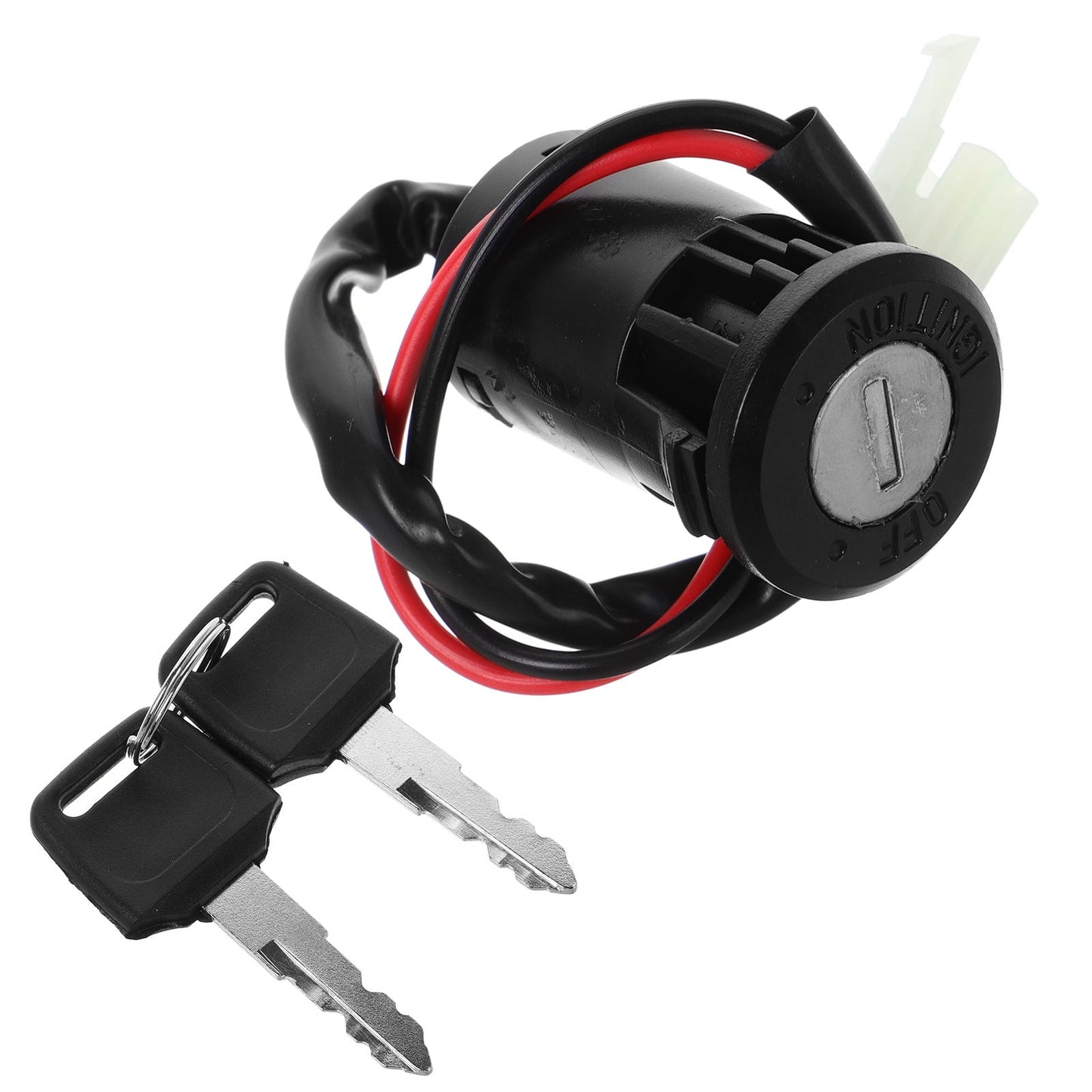 SWETRACE Anti-Theft Protection Ignition Switch Black Aluminum Alloy 1Set
