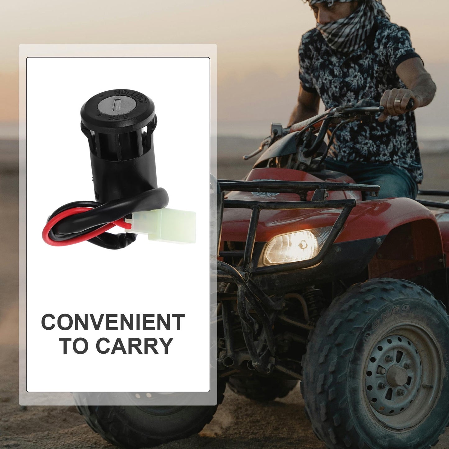 SWETRACE Anti-Theft Protection Ignition Switch Black Aluminum Alloy 1Set