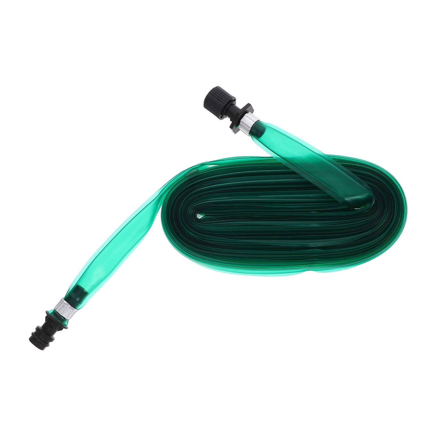 SWETRACE Hose With Holes Flat Soaker Hose Sprinkler Green PVC 1Pcs for Outdoor Irrigation