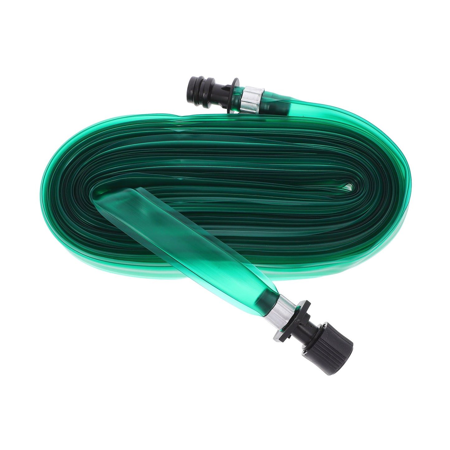 SWETRACE Hose With Holes Flat Soaker Hose Sprinkler Green PVC 1Pcs for Outdoor Irrigation