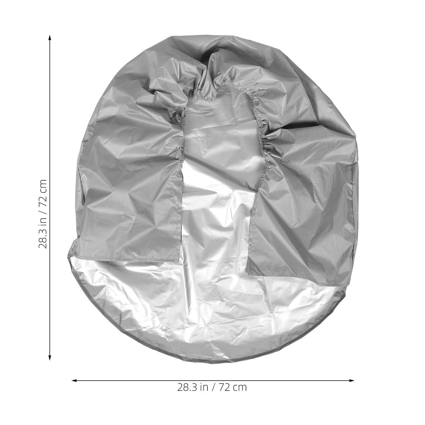 SWETRACE 1Pcs RV Spare Tire Cover in Grey Coated Polyester Prevents Cracking and Extends Lifespan