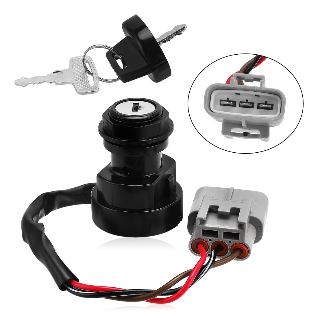 M MATI Ignition Key Switch for Yamaha Kodiak 700 450 400 YFM700K YFM450 YFM400 Big Bear 400 2002-2023