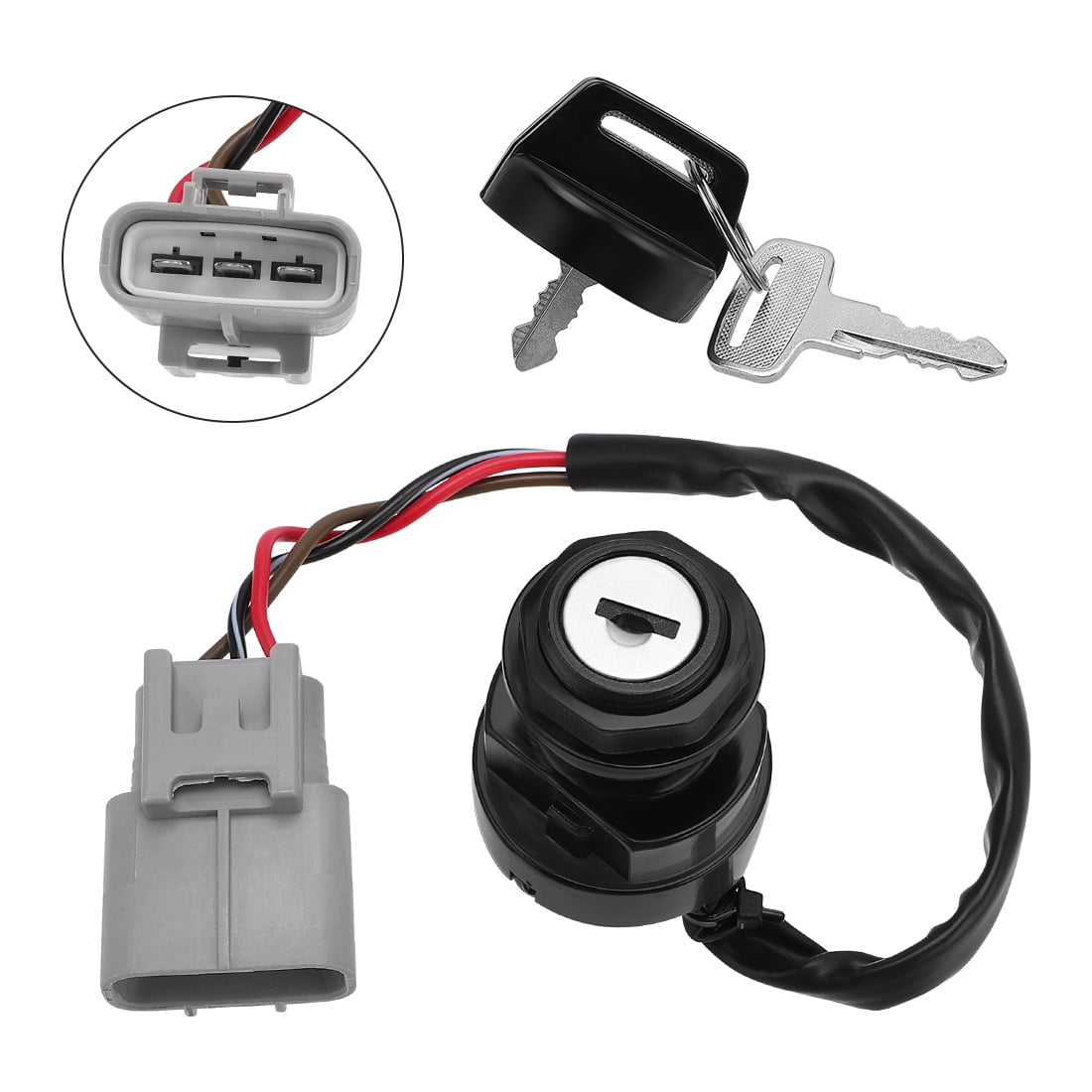 M MATI Ignition Key Switch for Yamaha Kodiak 700 450 400 YFM700K YFM450 YFM400 Big Bear 400 2002-2023