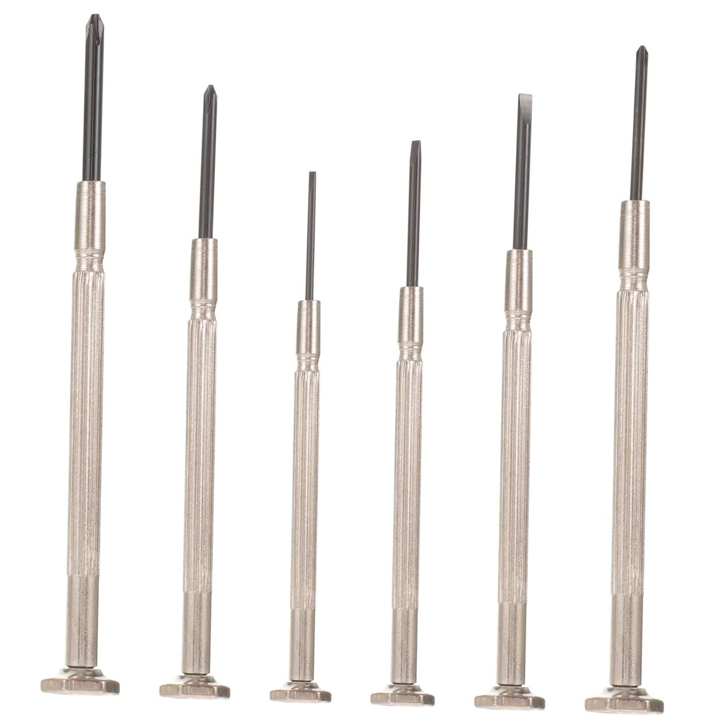 SWETRACE 6Pcs Precision Tool Kit Mini Repair Tool Carbon Steel Screwdrivers Watch And Clock Repair Silver