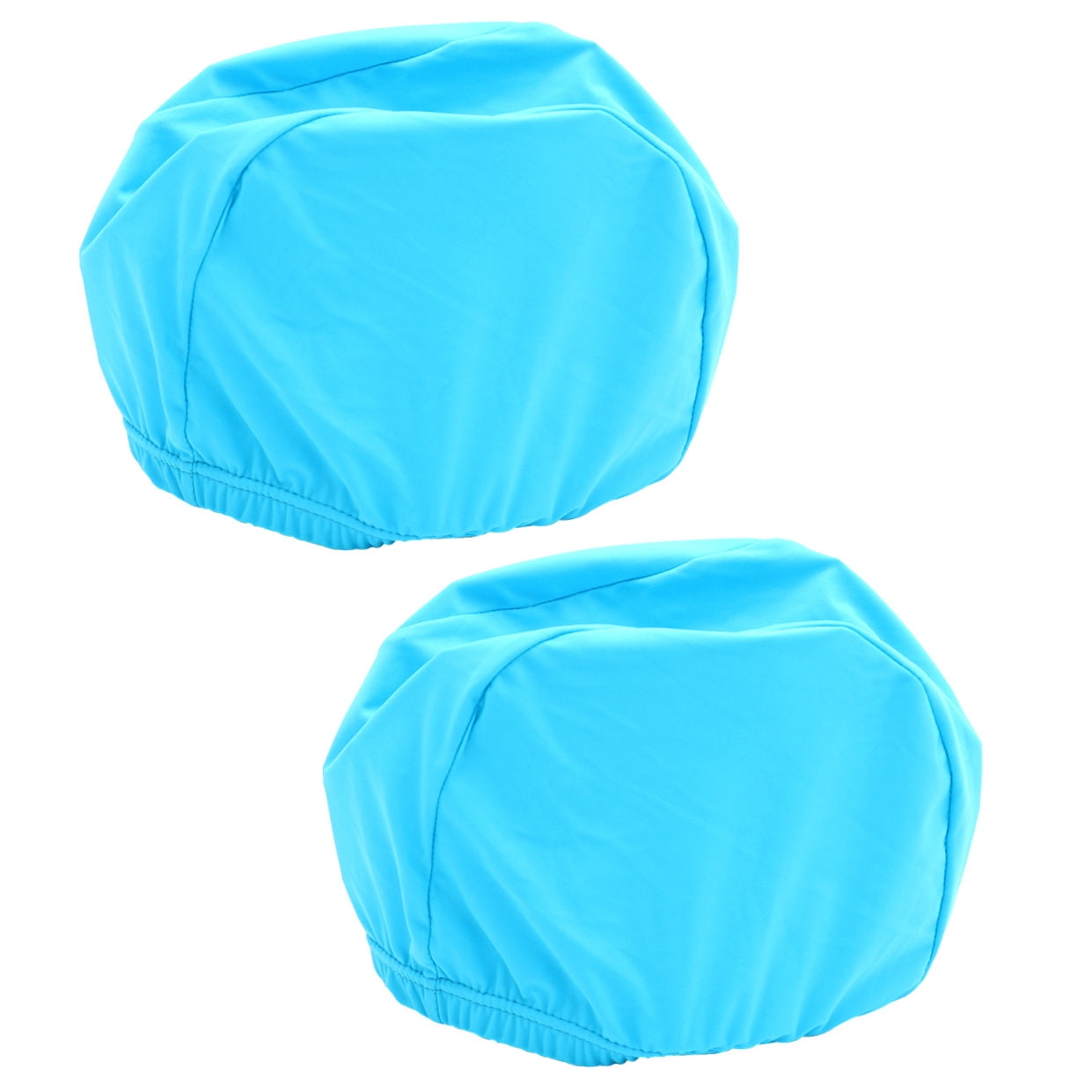 SWETRACE 2Pcs Swim Cap for Long Hair Polyester Round Waterproof UV Protection for Adults 11.8x4.7x0.2in