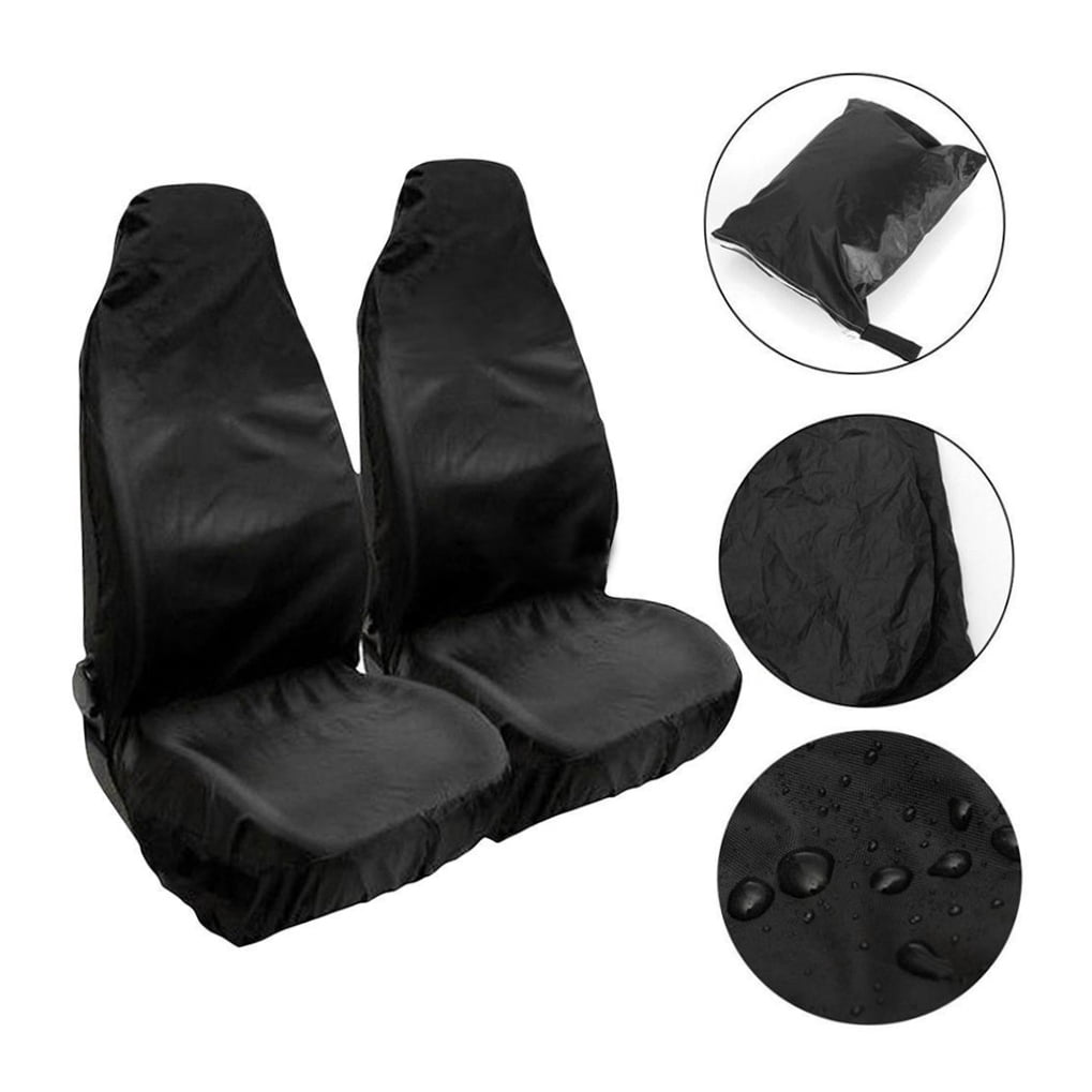 SWETRACE 2Pcs Breathable Car Seat Cover in Black for SUV Seat Covers and Truck Seat Protector