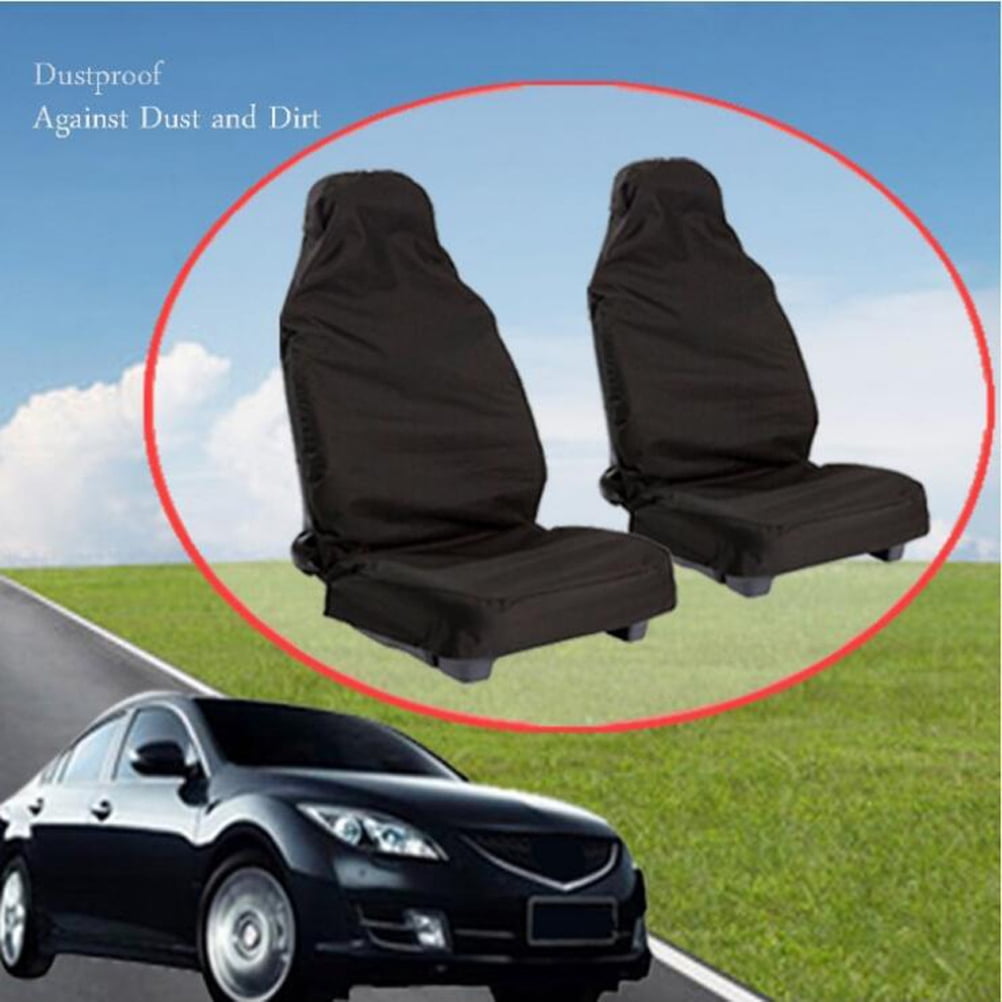 SWETRACE 2Pcs Breathable Car Seat Cover in Black for SUV Seat Covers and Truck Seat Protector