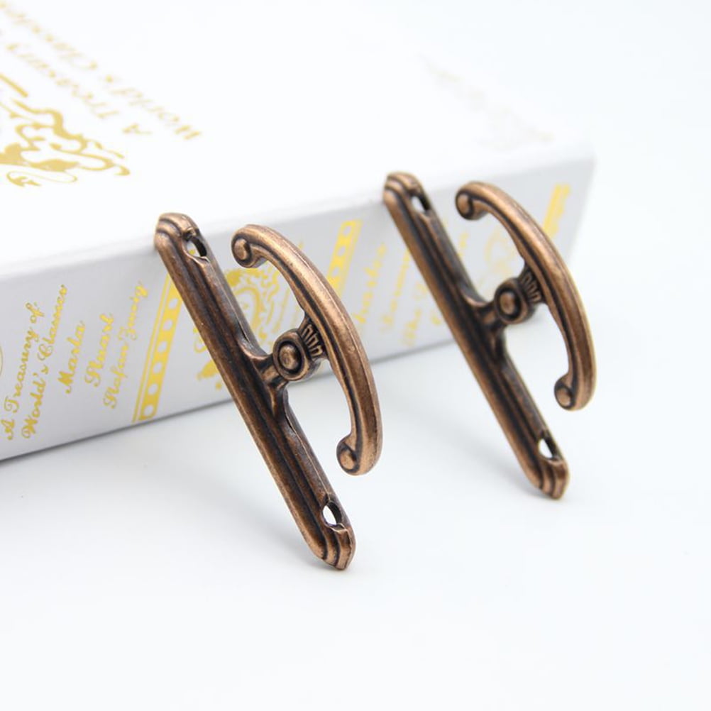 SWETRACE 1 Pair Antique Wall Hooks Alloy Hanging Handbags for Interior Design