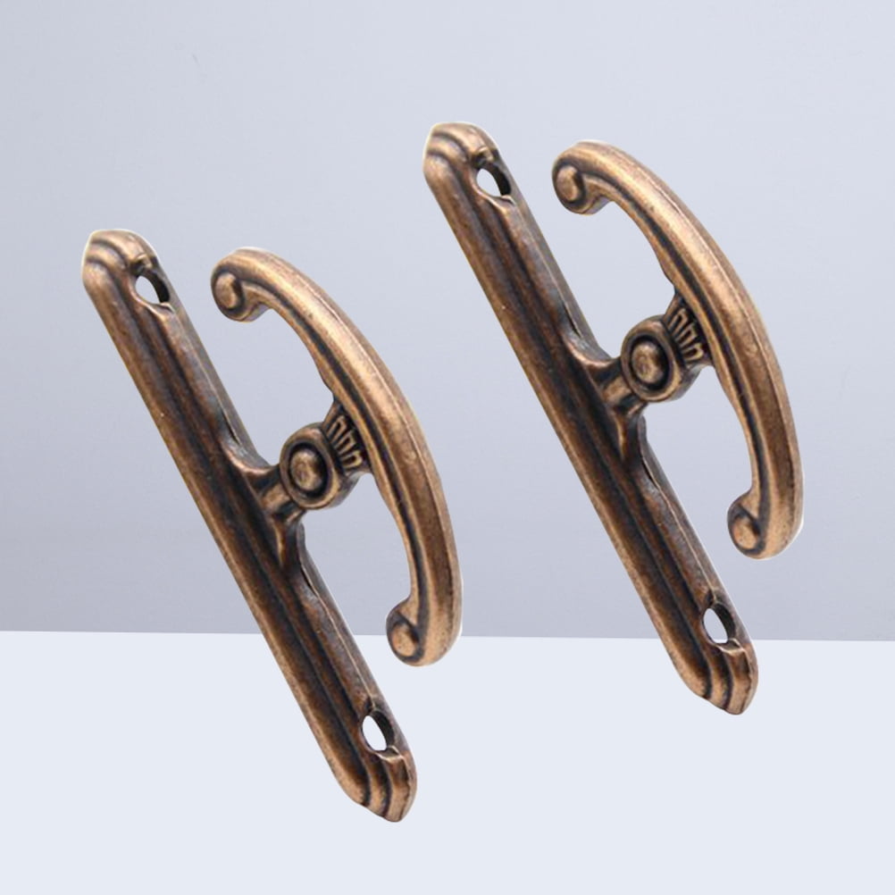 SWETRACE 1 Pair Antique Wall Hooks Alloy Hanging Handbags for Interior Design