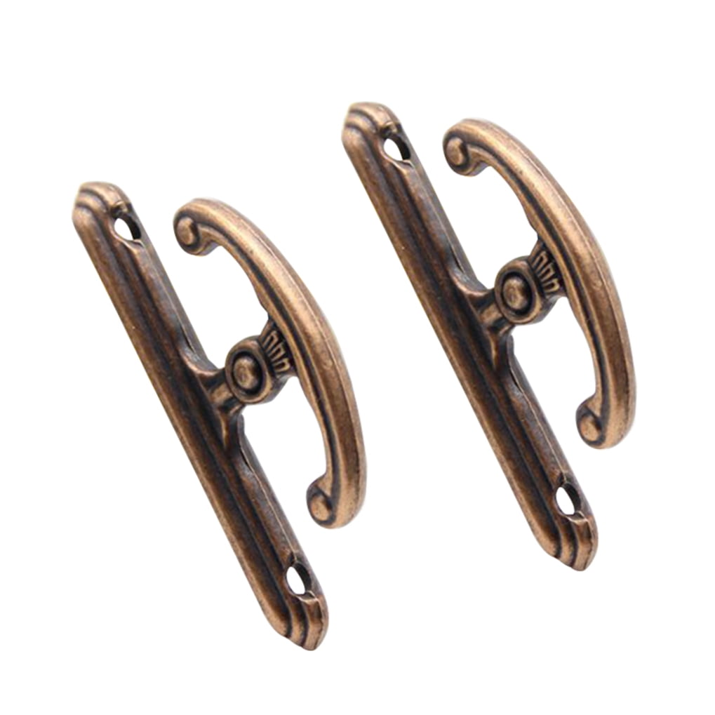SWETRACE 1 Pair Antique Wall Hooks Alloy Hanging Handbags for Interior Design