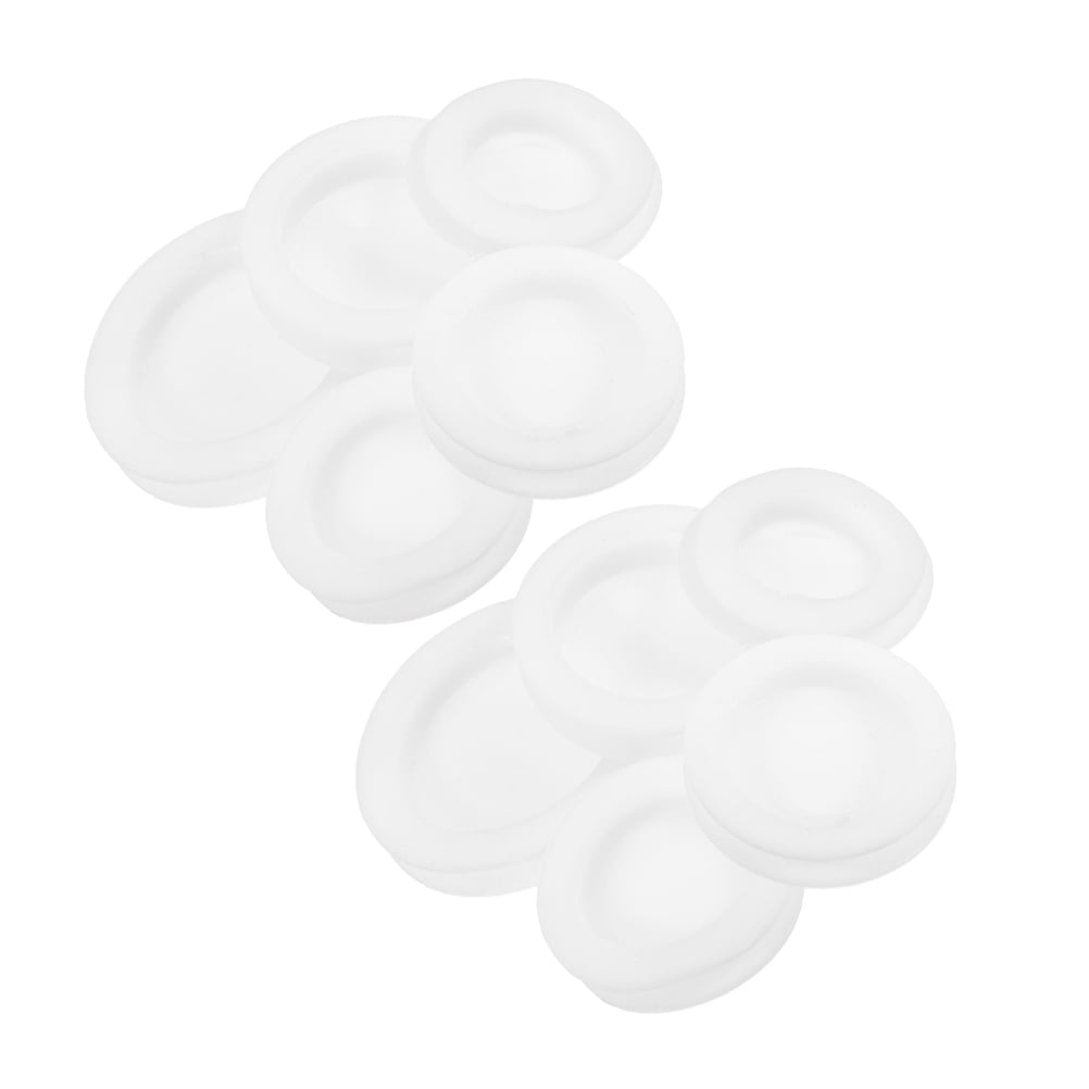 SWETRACE 10pcs White Piggy Bank Stopper Rubber Money Box Plug Saving Box Cover Replacement For Piggy Bank