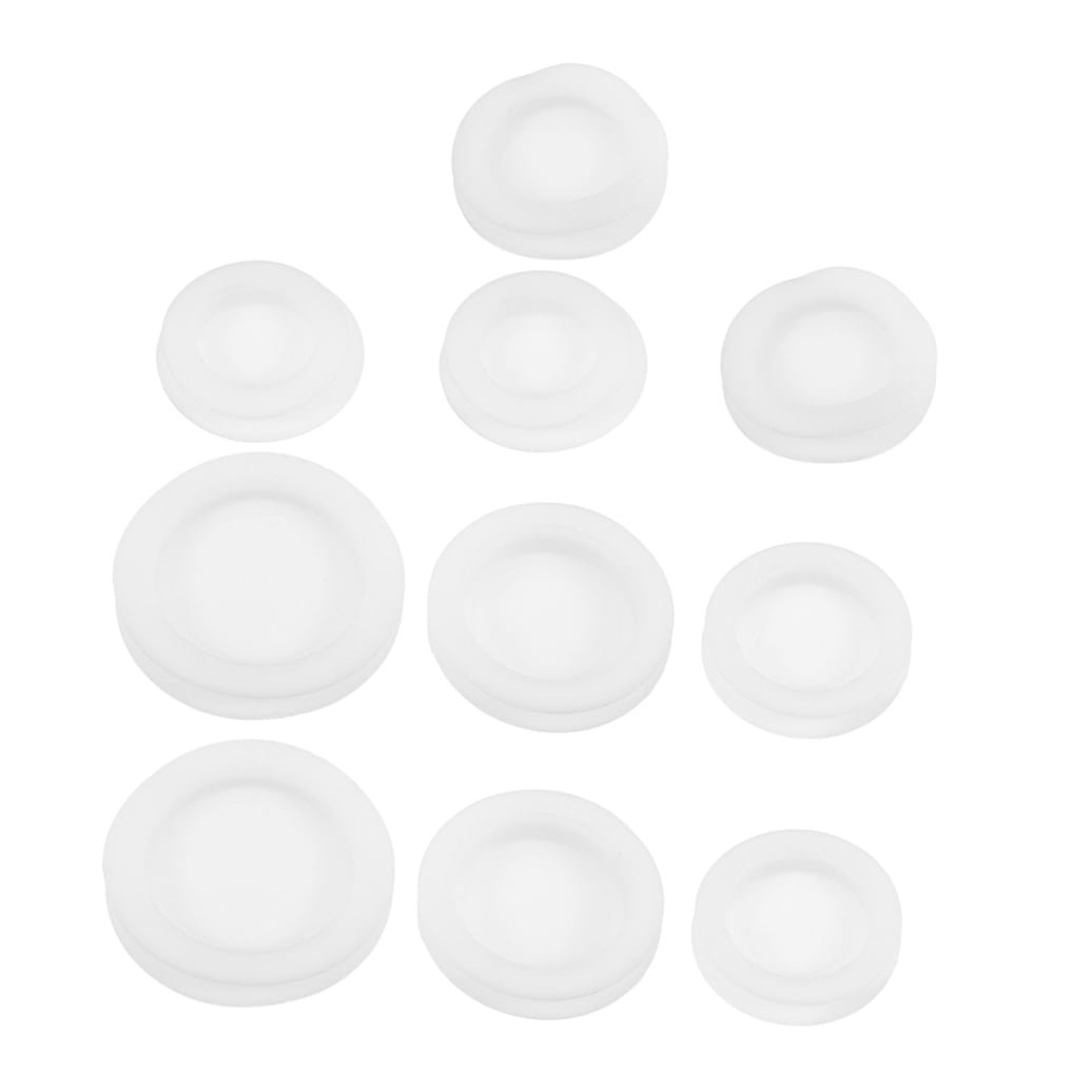 SWETRACE 10pcs White Piggy Bank Stopper Rubber Money Box Plug Saving Box Cover Replacement For Piggy Bank