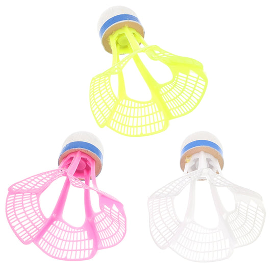 SWETRACE 3pcs Windproof Nylon Badminton Shuttlecocks For Indoor And Outdoor Training, Durable And Precise Control