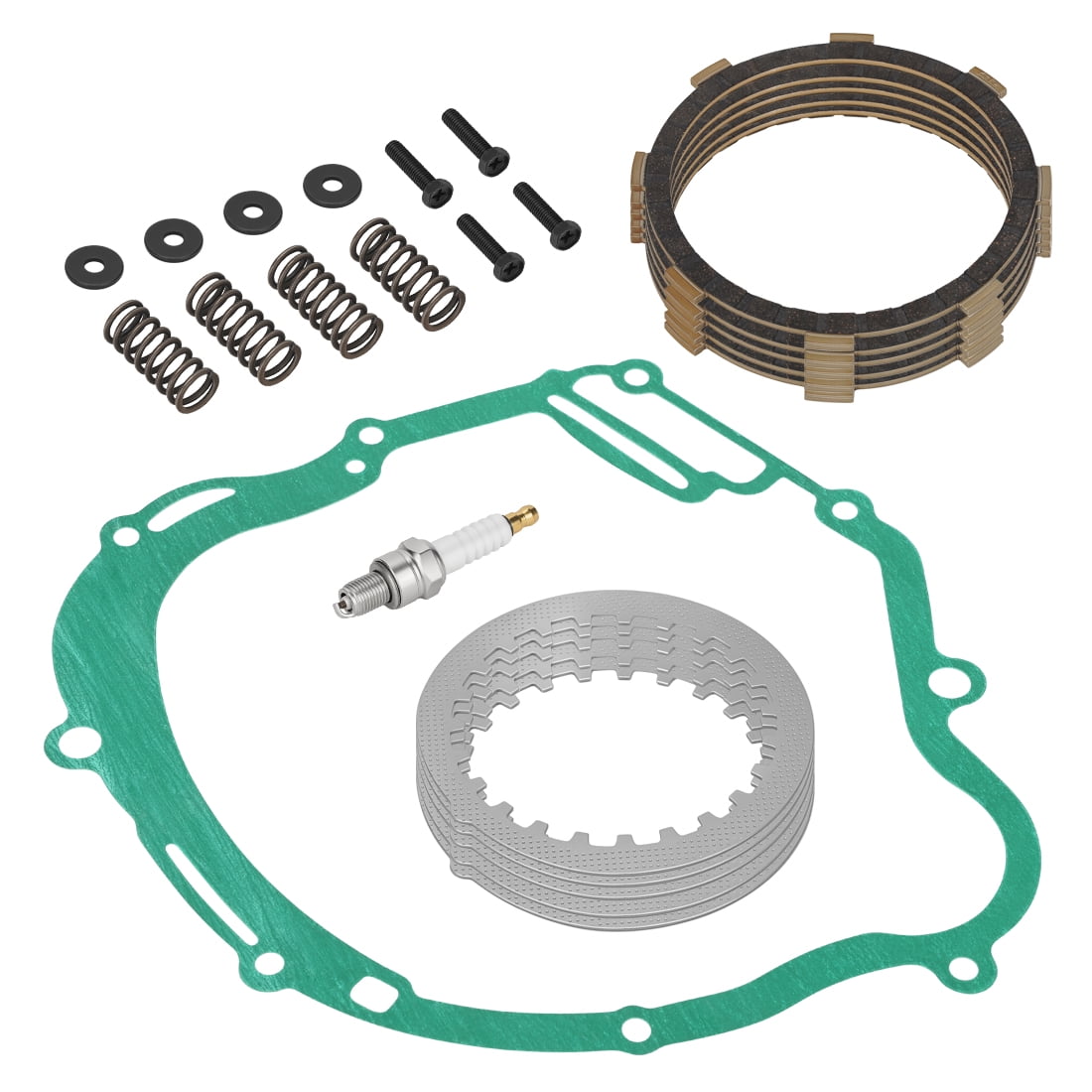 M MATI Clutch Friction Plates Spring Gasket Kit for Yamaha TTR125 TTR125E TTR125L TTR125LE 2000-2023