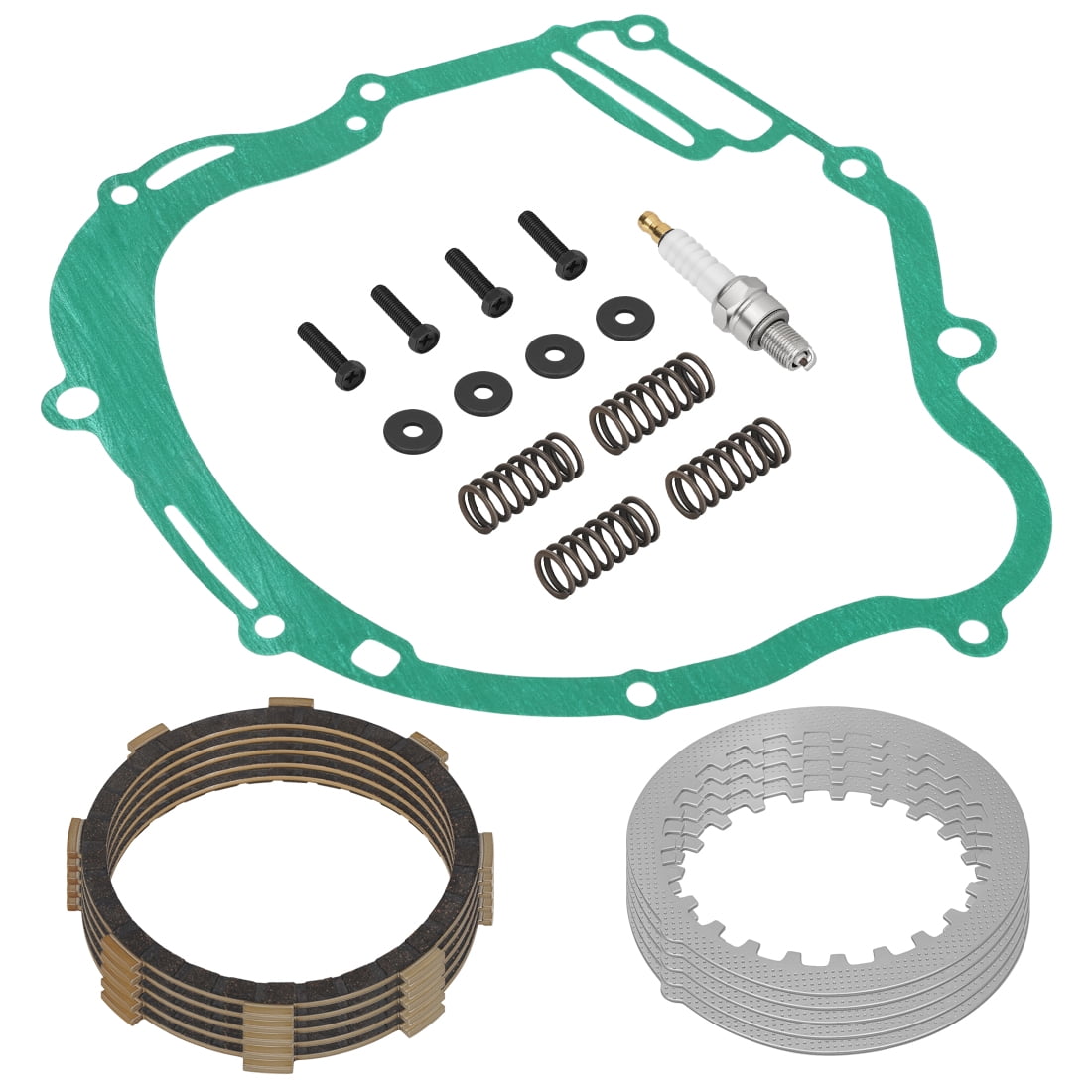 M MATI Clutch Friction Plates Spring Gasket Kit for Yamaha TTR125 TTR125E TTR125L TTR125LE 2000-2023