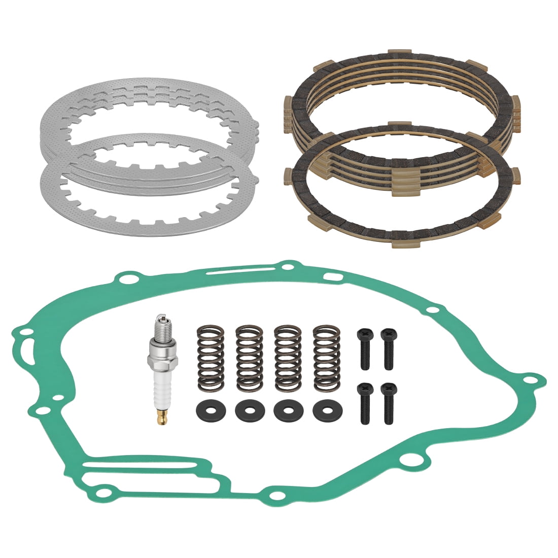 M MATI Clutch Friction Plates Spring Gasket Kit for Yamaha TTR125 TTR125E TTR125L TTR125LE 2000-2023