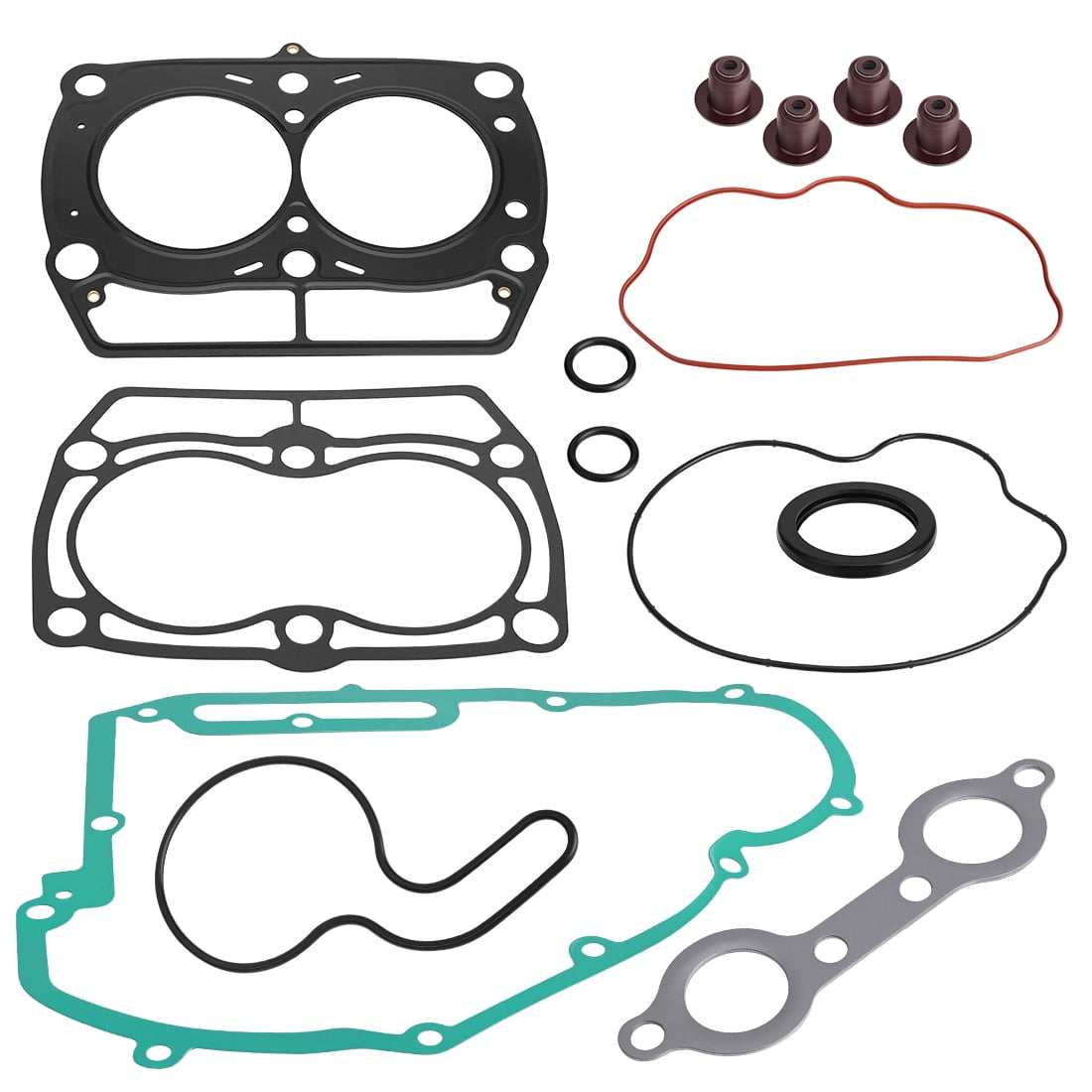 M MATI Top End Head Gasket Kit w/ Seals for Polaris Sportsman 700 800 Ranger 700 800 XP RZR 800 2005-2010