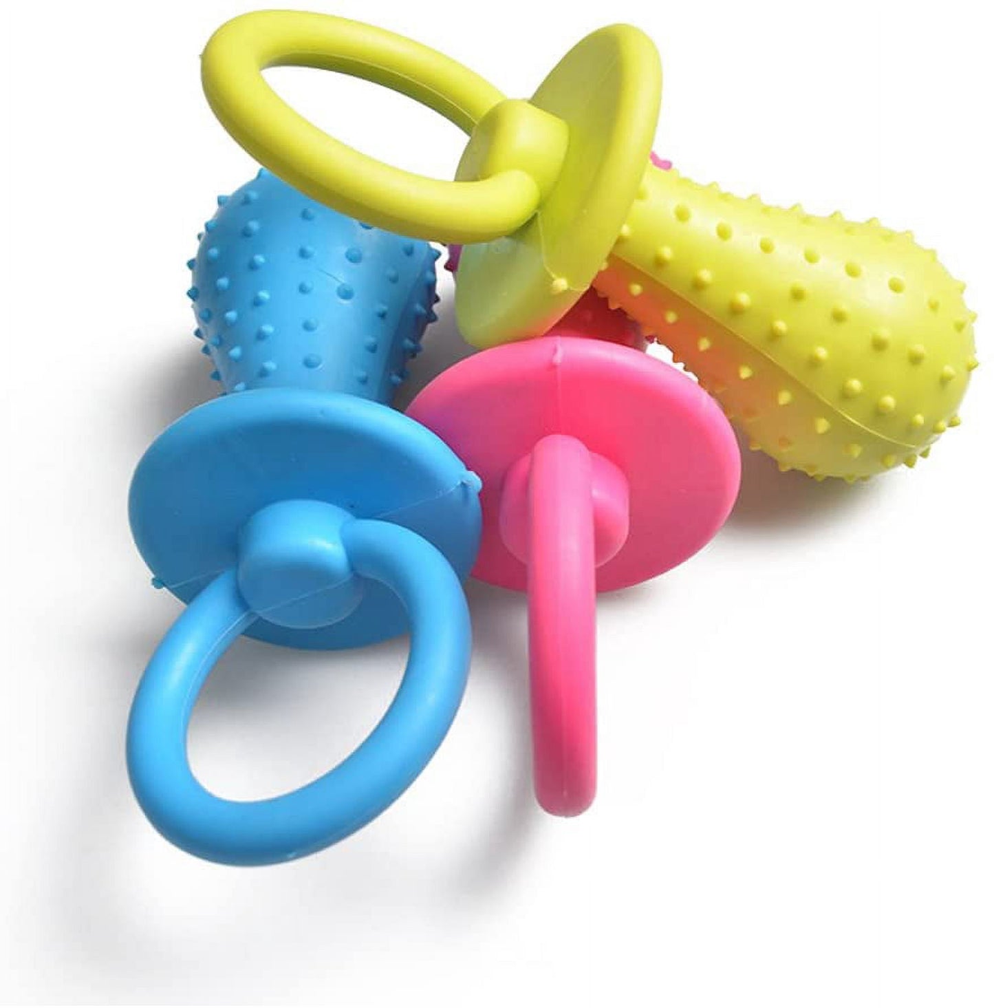 Walbest Molar Clean Teeth Rubber Toy, Clean Teeth Rubber Pacifier Chew Toy, Bell Chewing Playing Training Toys, for Pet Puppy Dog Cat (Color Random)