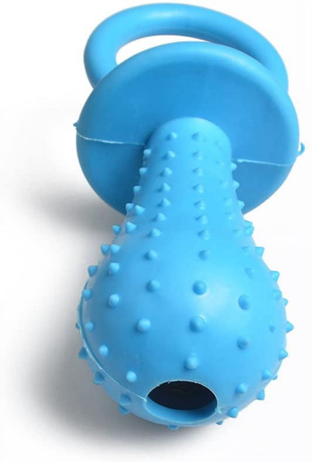 Walbest Molar Clean Teeth Rubber Toy, Clean Teeth Rubber Pacifier Chew Toy, Bell Chewing Playing Training Toys, for Pet Puppy Dog Cat (Color Random)