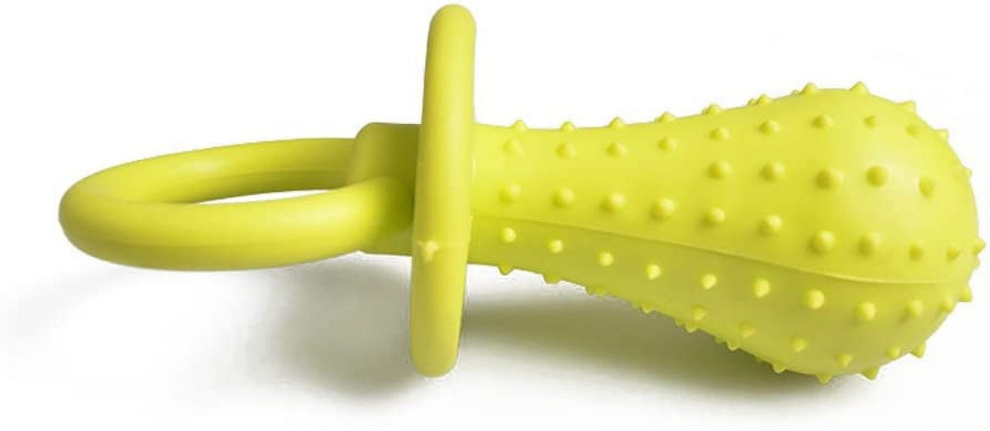 Walbest Molar Clean Teeth Rubber Toy, Clean Teeth Rubber Pacifier Chew Toy, Bell Chewing Playing Training Toys, for Pet Puppy Dog Cat (Color Random)