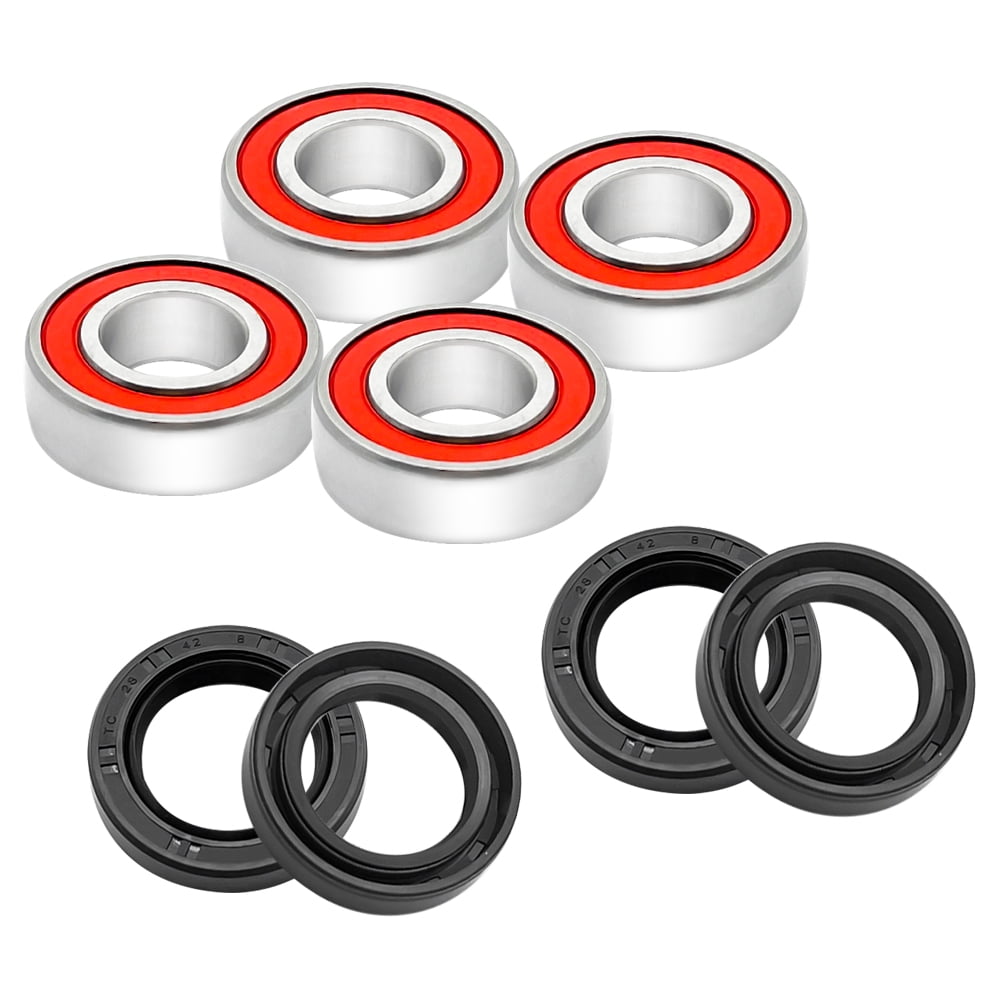 MATI Front Wheel Hub Bearings Seals for Honda Recon 250 TRX250 Rancher 350 2x4 TRX200