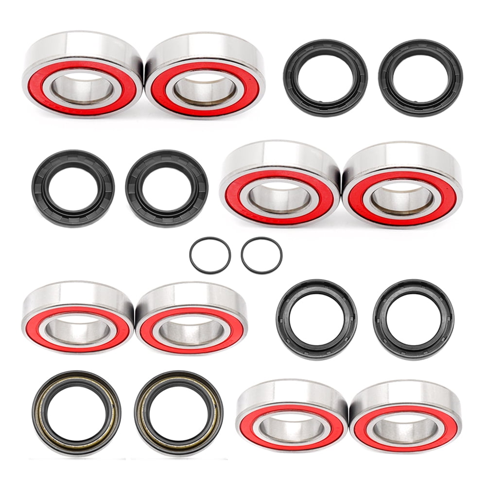M MATI Front Rear Wheel Bearings Seals for Yamaha Rhino 450 Rhino 660 Rhino 700 2005-2013
