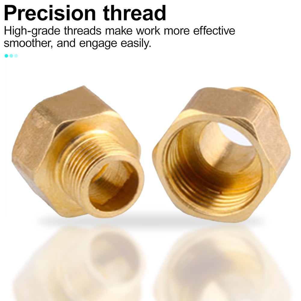 Brass Pipe Fittings Water Hose Adapter G 1/2 Female To G 3/8 Male Reducer