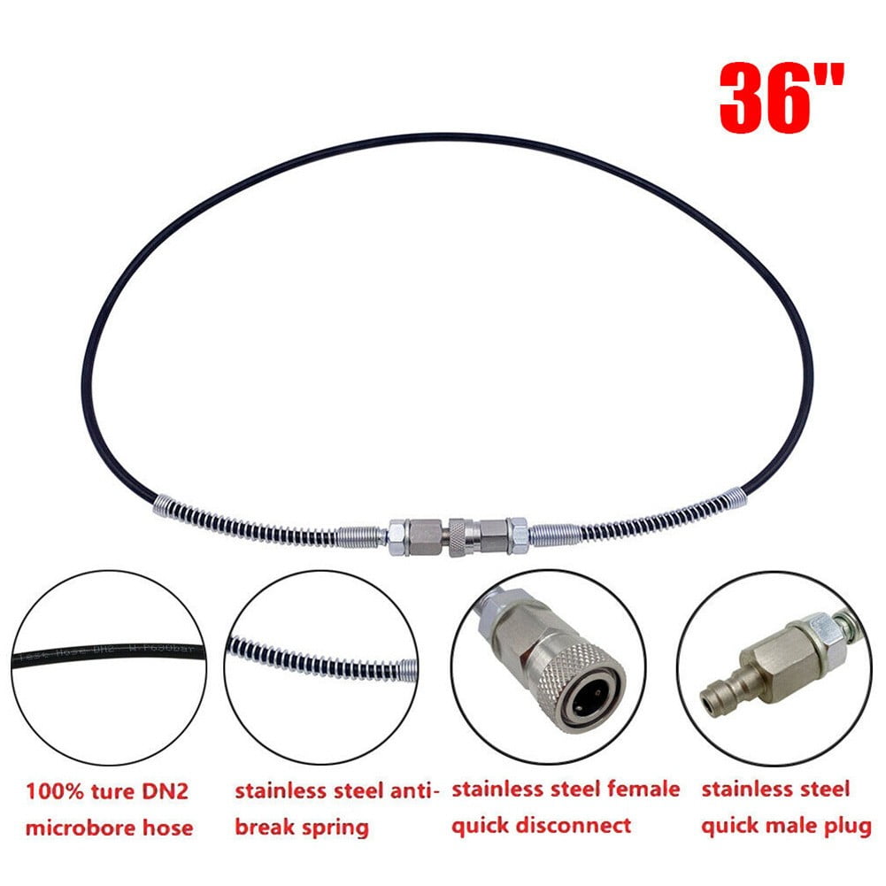 Pcp Dn2 36" Microbore Hose For Air Fill Station / Charging Adaptor