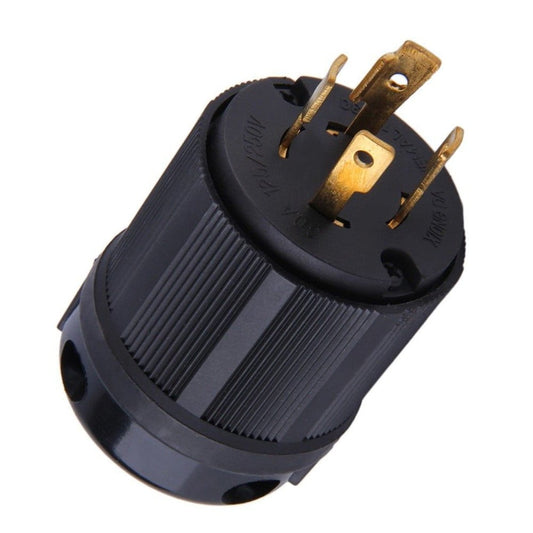 Locking Nema L14-30P Lock Plug 30A 125-250V 4 Prong For Generator Cord