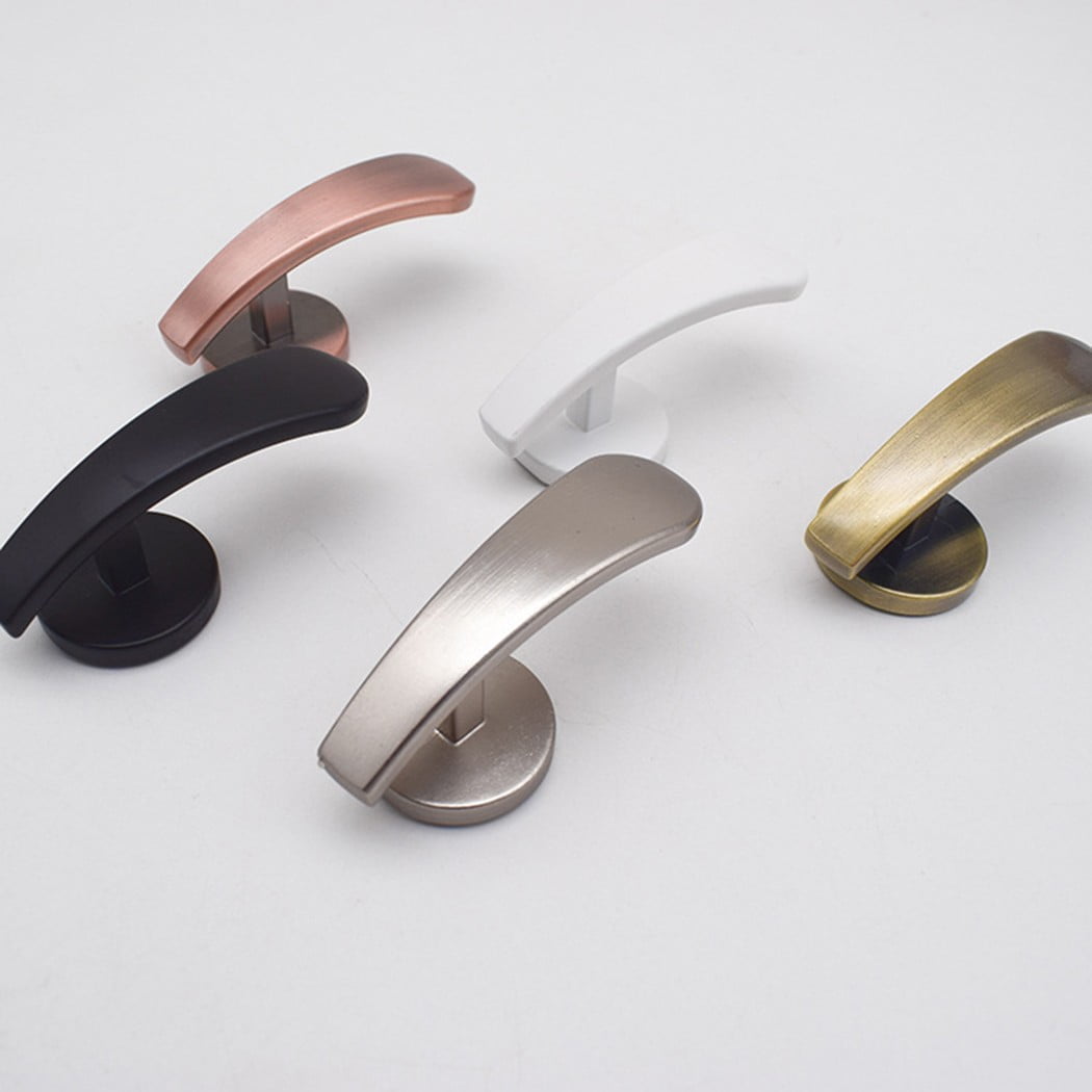 Self-Adhesive Wall Hooks - Fabric Curtain Tie Back Stick On Drape Holder Durable Rose Gold 2# Silver