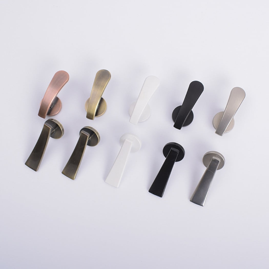 Self-Adhesive Wall Hooks - Fabric Curtain Tie Back Stick On Drape Holder Durable Rose Gold 2# White 2#