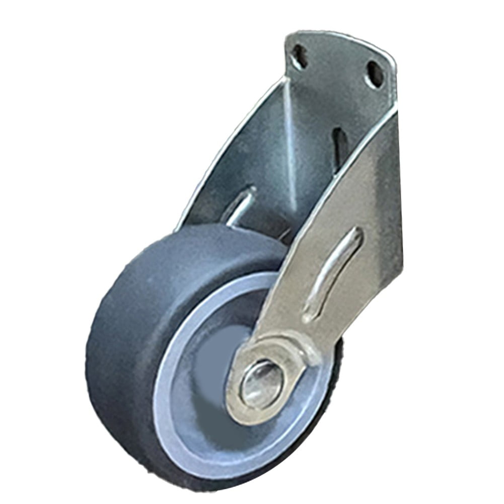 Adjustable Anti Droop Door Support Wheel With Rubber Wheels And Steel Frame Gray