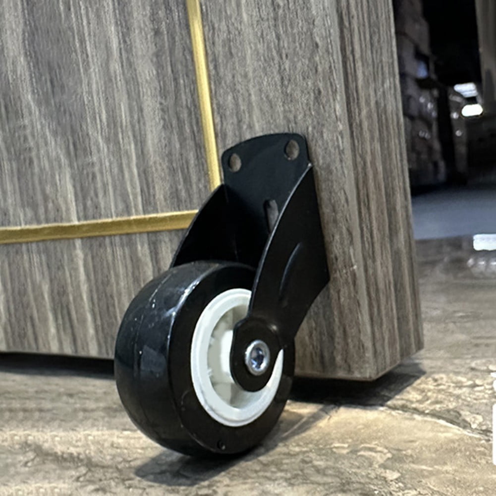 Adjustable Anti Droop Door Support Wheel With Rubber Wheels And Steel Frame Gray