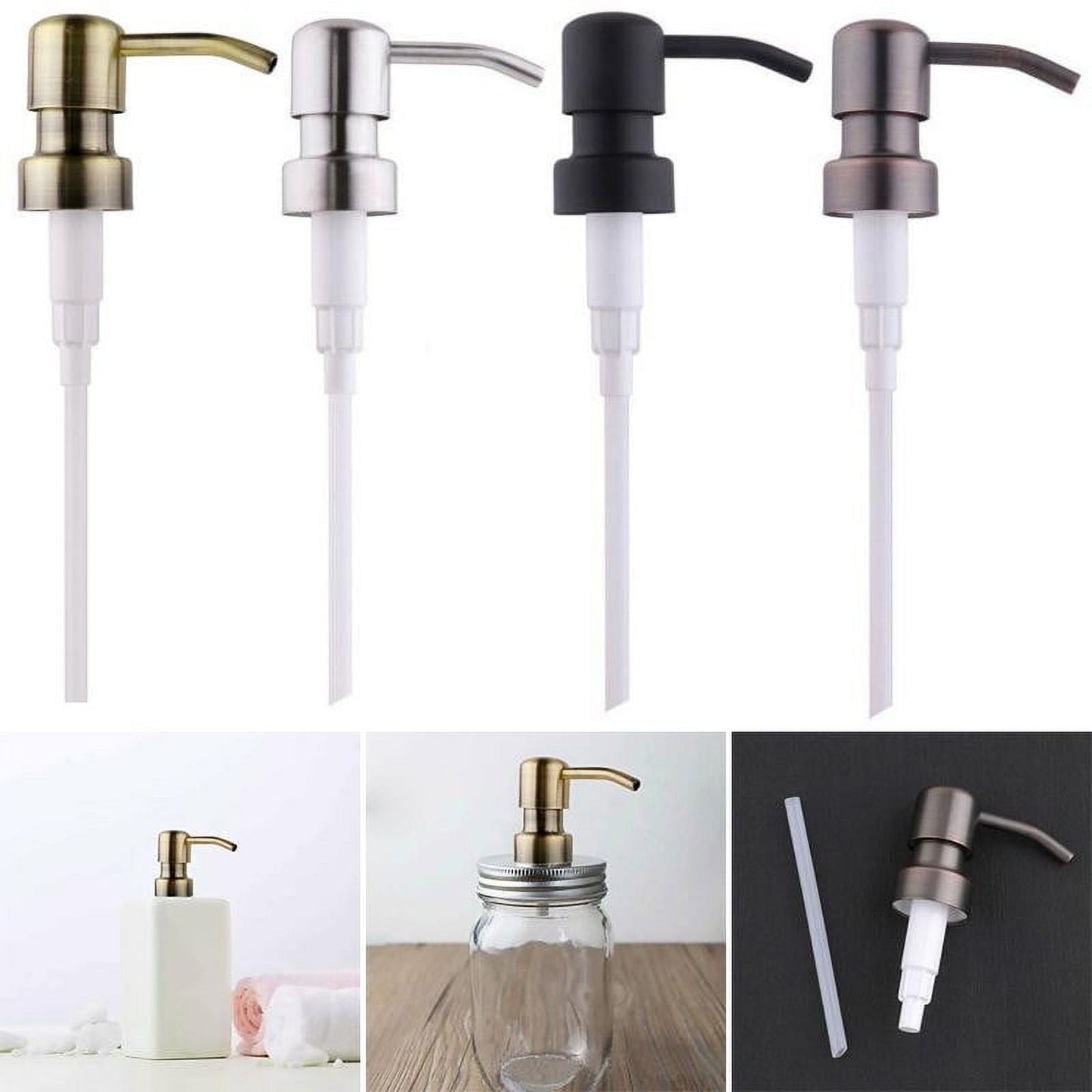 Cosmetics Foundation Pump for Estees Lauder Double Wear and M.A.Cs Make Up Tools Accessories Liquid Foundation Pump Cosmetics Silver Black