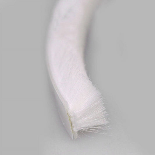 Decor Bottom Bristle Pile Seal Film Door Draught Excluder Brush Weather Strip 10M 5/9/15/23Mm Diy Home High Quality White 9×5Mm Grey