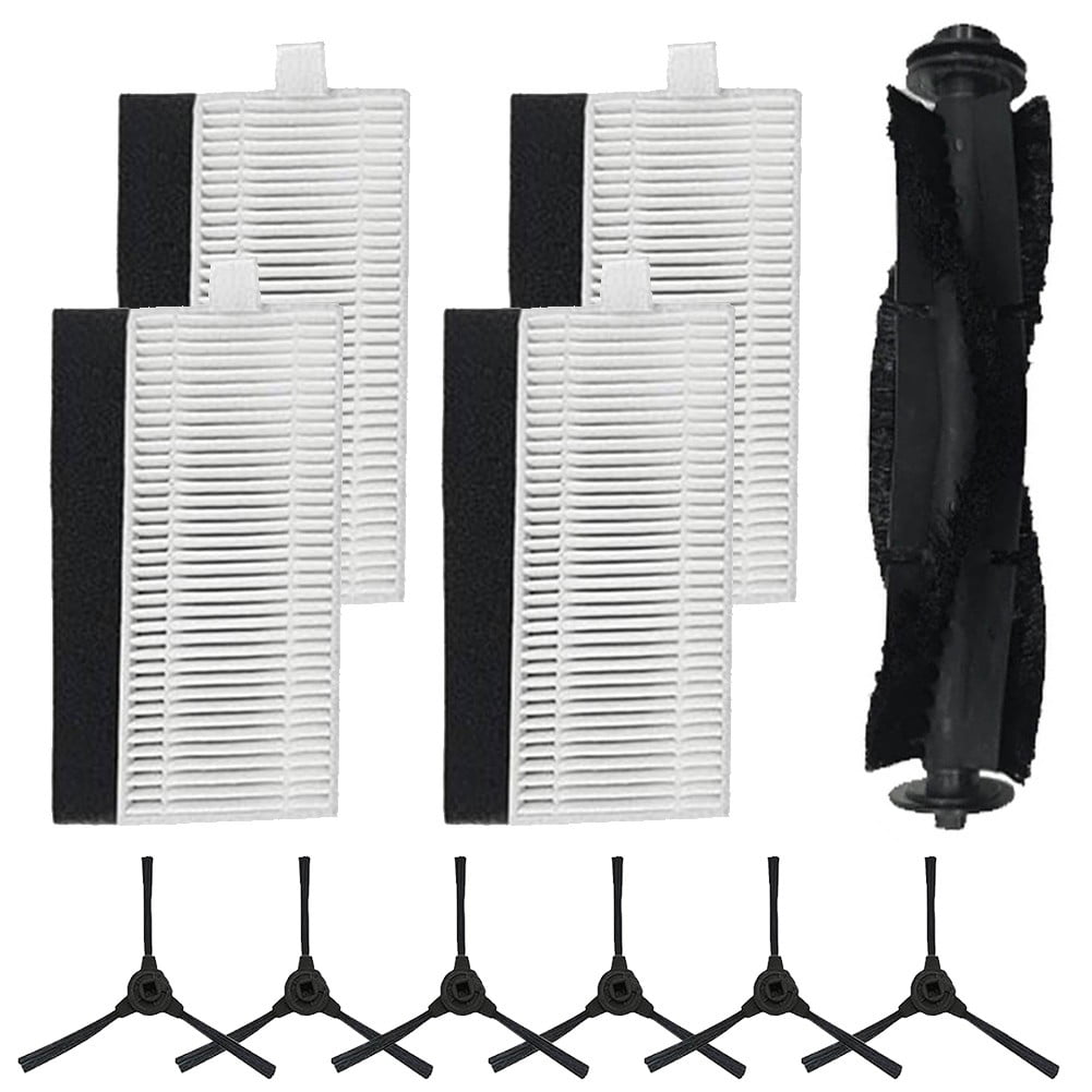 Replacement Parts Set Main Brush Side Brushes Filters For Ihome Robot Vacuums