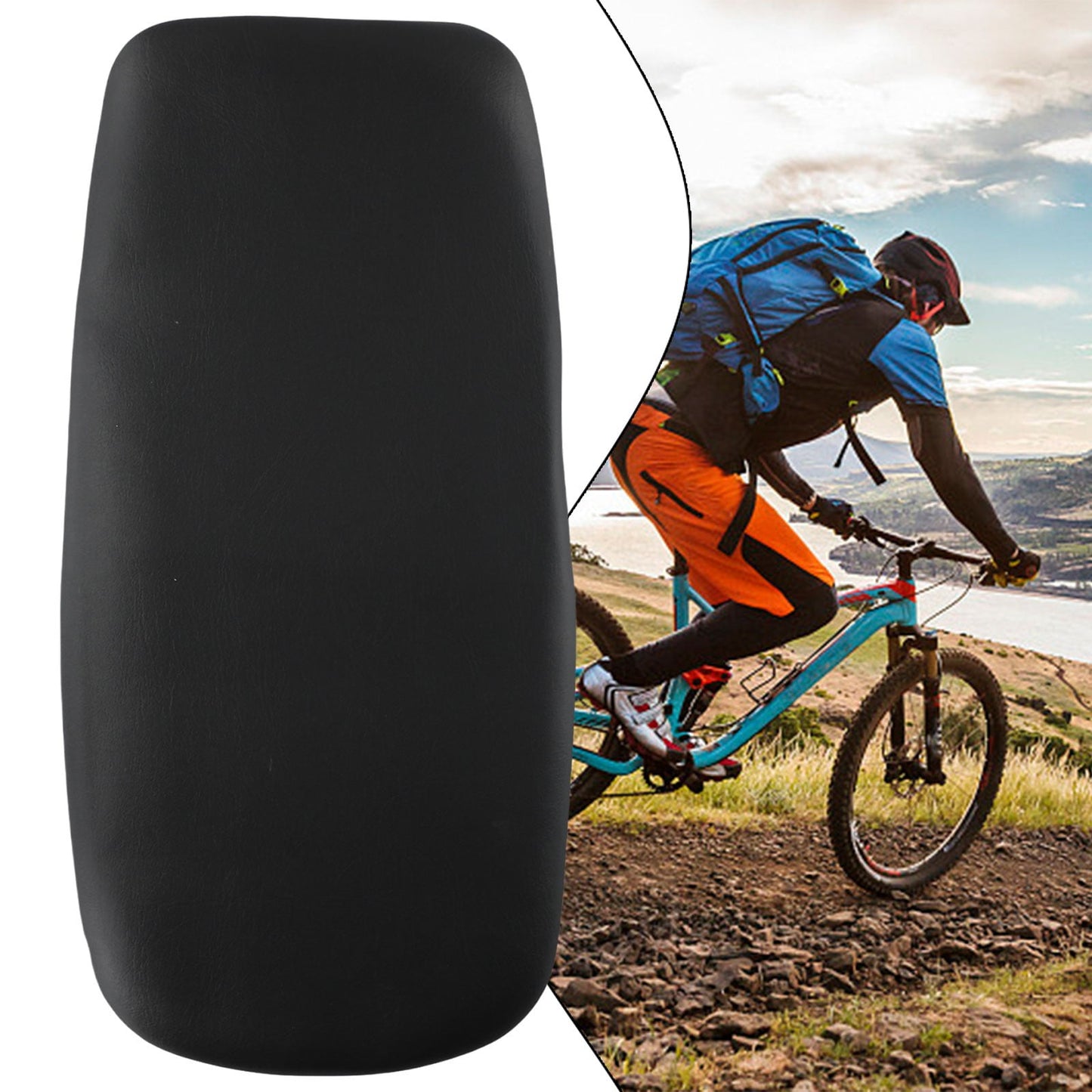 Thickened Saddle Saddle Plate Back Saddle Cushion Bike Accessories Bike Seat Plate Comfortable Mountain Bicycle B1843