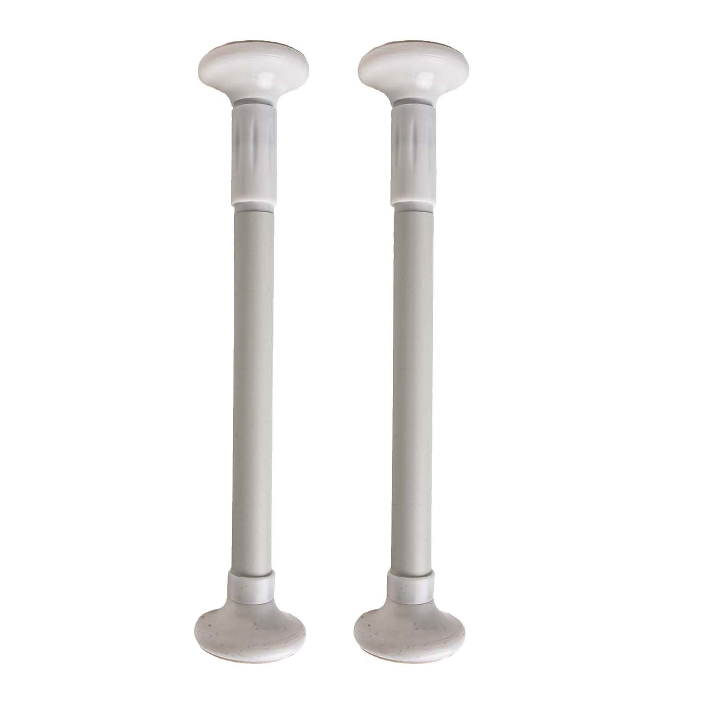 2Pcs Kitchen Sink Brackets Stainless Steel Adjustable Kitchen Sink Bracket Bottom installation Support Legs Kitchen Fixtures (50-80cm Silvery) 35-50cm White