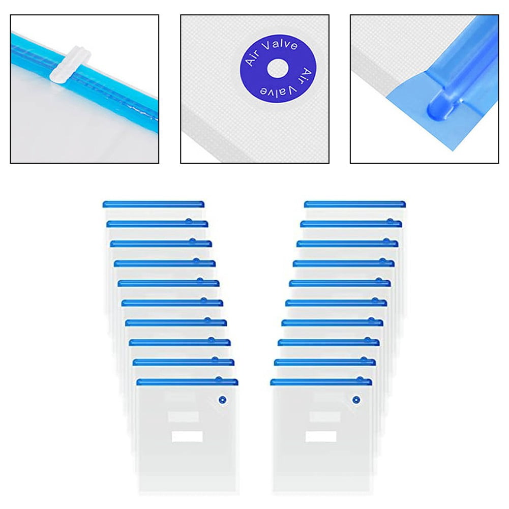 20Pc Printer Consumables Vacuum Bag For 3D Printer Filament Reusable Vacuum Compression Storage Bags 30X34 Cm
