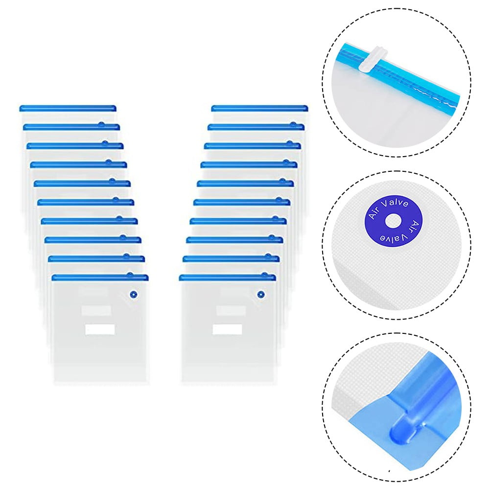20Pc Printer Consumables Vacuum Bag For 3D Printer Filament Reusable Vacuum Compression Storage Bags 30X34 Cm