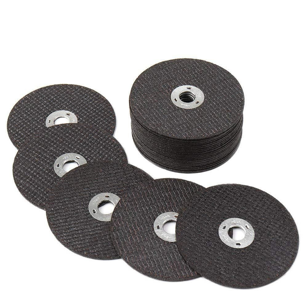 10Pcs 3Inch Cut-Off Wheels Die Grinder Cutting Disc With 1/4 In Shaft Mandrel Smile Home