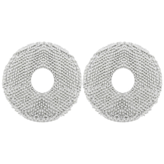 linyes 2 Pcs Mop Cloth Pads For Dream Me W10s W10s Pro Cleaning Robot Vacuum Cleaner Sweeper Spare Part Replaceable Accessories A