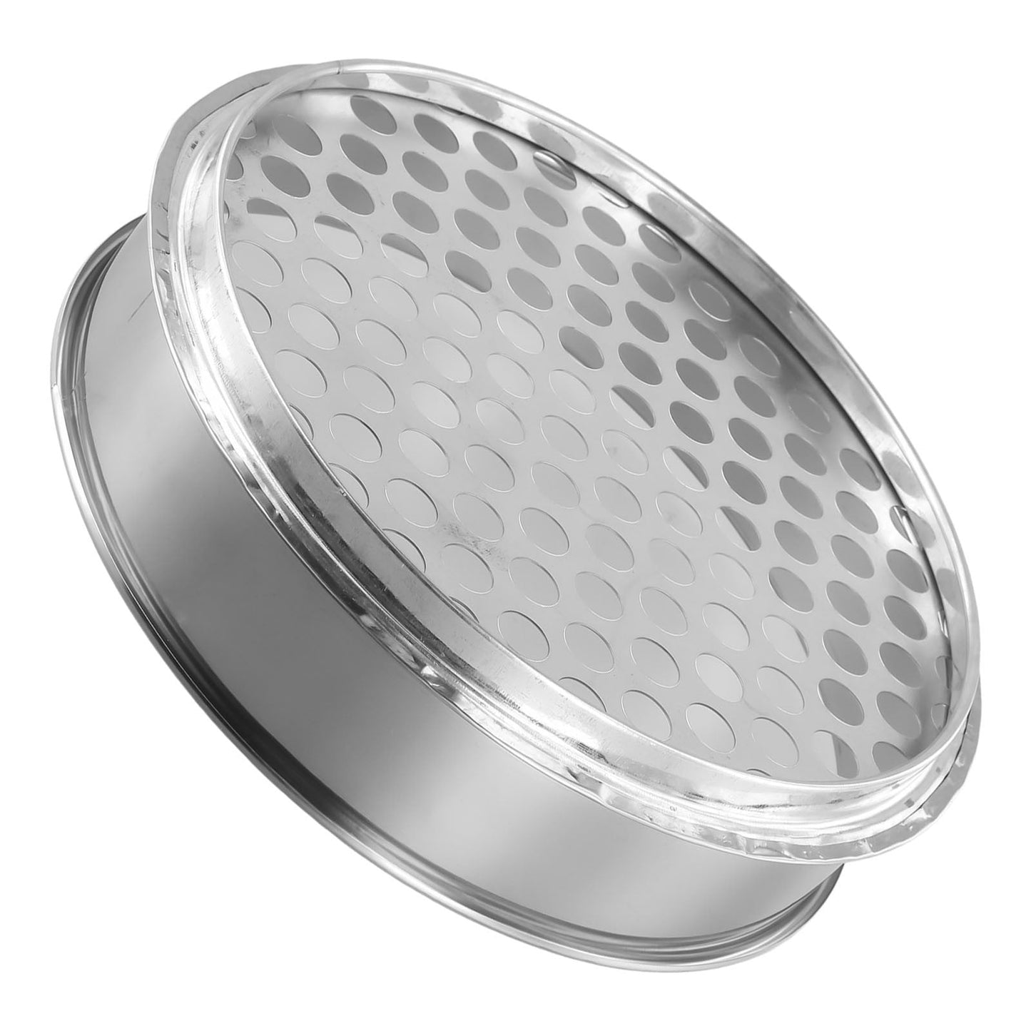 Arkzeo 6/7/12Mm Strainers Mesh Sieve Round Hole Garden Soil Sieve Filter Shakers Fruit Filter Sieve Strainer Sifter Round Hole 7mm Round Hole 12mm